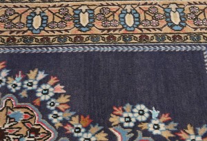 Vintage Plum Floral 3X5 Shahreza Persian Rug
