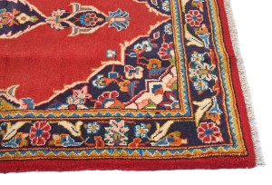 Vintage Red Traditional 2'8X4'3 Kashan Persian Rug
