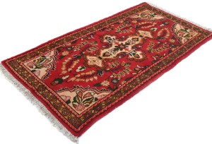 Vintage Red Tribal 2'5X4'8 Lilian Persian Rug