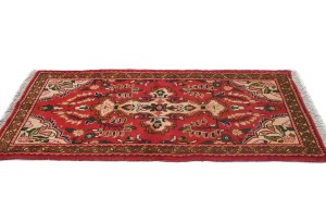 Vintage Red Tribal 2'5X4'8 Lilian Persian Rug