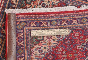Vintage Floral Fish Mahi 2'5X2'4 Tabriz Sarouk Persian Square Rug