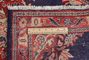 Vintage Classic Traditional 2'4X4'2 Kashan Persian Rug