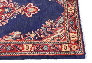Vintage Classic Traditional 2'4X4'2 Kashan Persian Rug