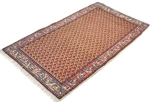 Vintage Beige Tribal 2X4 Botemir Persian Rug