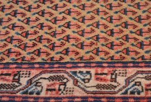 Vintage Beige Tribal 2X4 Botemir Persian Rug