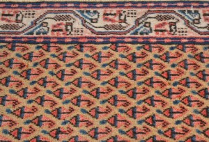 Vintage Beige Tribal 2X4 Botemir Persian Rug