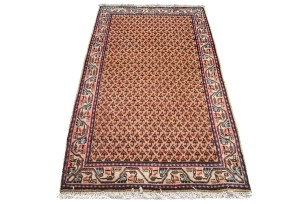 Vintage Beige Tribal 2X4 Botemir Persian Rug