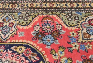 Vintage Classic Traditional 2'4X3'5 Kashan Persian Rug