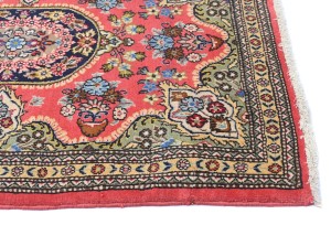 Vintage Classic Traditional 2'4X3'5 Kashan Persian Rug