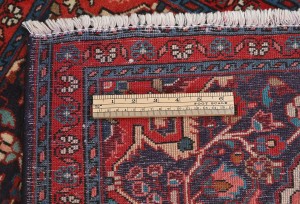Vintage Purple-navy Traditional 2X3 Kashan Persian Rug