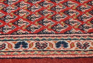 Vintage Red Tribal 2'3X4'6 Botemir Persian Rug
