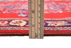 Vintage Red Classic Traditional 2'2X3'8 Kashan Persian Rug