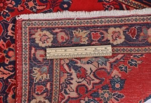 Vintage Red Classic Traditional 2'2X3'8 Kashan Persian Rug