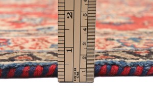 Vintage Red Floral 2X3 Hamedan Persian Rug