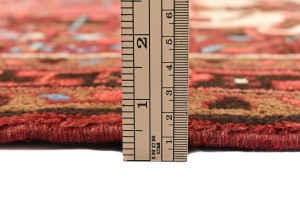Vintage Maroon Red Tribal 3'6X11'3 Goravan Persian Runner Rug