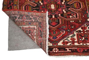 Vintage Maroon Red Tribal 3'6X11'3 Goravan Persian Runner Rug