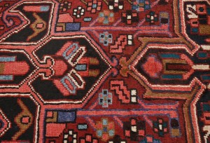 Vintage Maroon Red Tribal 3'6X11'3 Goravan Persian Runner Rug