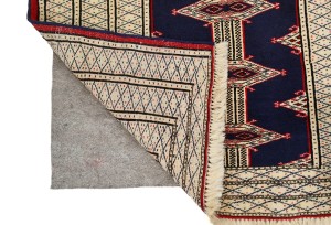 Vintage Geometric Tribal 2'7X3'2 Turkoman Persian Rug