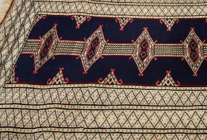 Vintage Geometric Tribal 2'7X3'2 Turkoman Persian Rug