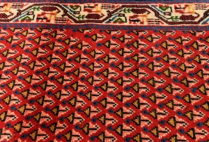 Vintage Red Tribal 2X4 Botemir Persian Rug