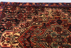 Vintage Floral Geometric 2X3 Bidjar Sanneh Persian Rug