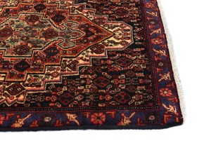 Vintage Floral Geometric 2X3 Bidjar Sanneh Persian Rug
