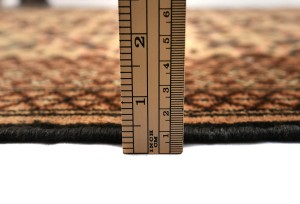Semi Antique Beige Tribal 3'3X4'6 Turkoman Persian Rug