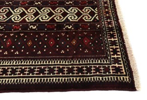 Vintage Geometric Tribal 3X4 Turkoman Persian Rug