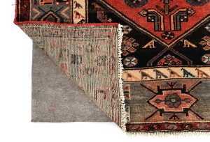 Semi Antique Red Tribal 4X7 Hamedan Persian Rug