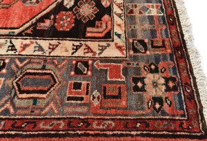 Semi Antique Red Tribal 4X7 Hamedan Persian Rug