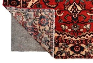 Vintage Red Tribal 4'8X6'4 Bakhtiari Persian Rug
