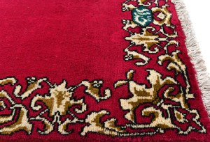 Vintage Fuchsia Rose Classic 3X20 Tabriz Persian Runner Rug