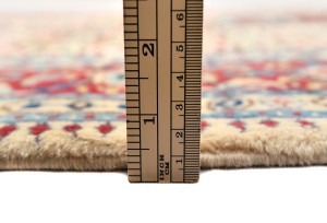 Vintage Cream Floral 3'4X9'6 Mood Persian Runner Rug