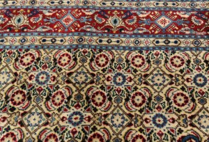 Vintage Cream Floral 3'4X9'6 Mood Persian Runner Rug