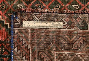 Semi Antique Tribal Rusty Red 5X8 Distressed Vintage Oriental Rug