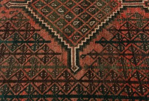 Semi Antique Tribal Rusty Red 5X8 Distressed Vintage Oriental Rug