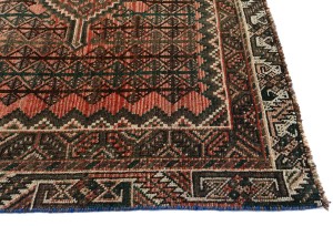 Semi Antique Tribal Rusty Red 5X8 Distressed Vintage Oriental Rug