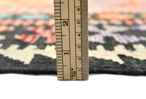 Multicolored Geometric Reversible 10X13 Kilim Oriental Rug