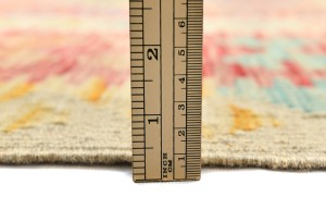 Multicolored Geometric Reversible 12X16 Kilim Oriental Rug