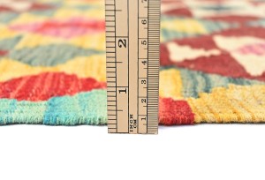 Multicolored Geometric Reversible 2X3 Kilim Oriental Rug
