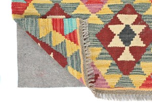 Multicolored Geometric Reversible 2X3 Kilim Oriental Rug