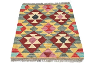 Multicolored Geometric Reversible 2X3 Kilim Oriental Rug