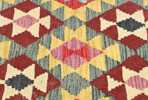 Multicolored Geometric Reversible 2X3 Kilim Oriental Rug