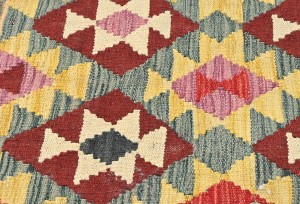 Multicolored Geometric Reversible 2X3 Kilim Oriental Rug