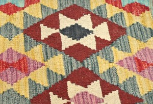 Multicolored Geometric Reversible 2X3 Kilim Oriental Rug