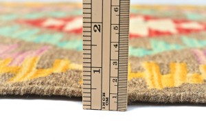 Multicolored Geometric Reversible 2X3 Kilim Oriental Rug