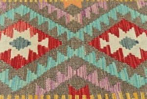 Multicolored Geometric Reversible 2X3 Kilim Oriental Rug
