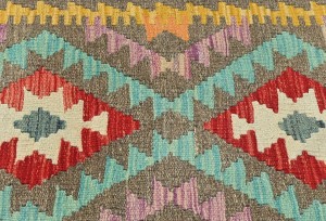 Multicolored Geometric Reversible 2X3 Kilim Oriental Rug