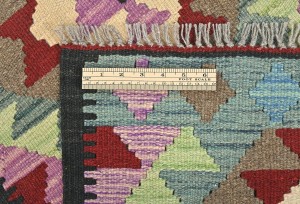 Multicolored Geometric Reversible 2X3 Kilim Oriental Rug