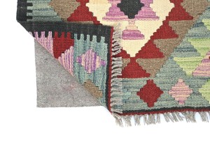 Multicolored Geometric Reversible 2X3 Kilim Oriental Rug